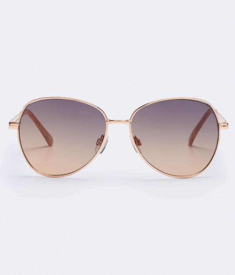 Tinted Aviator Sunglasses