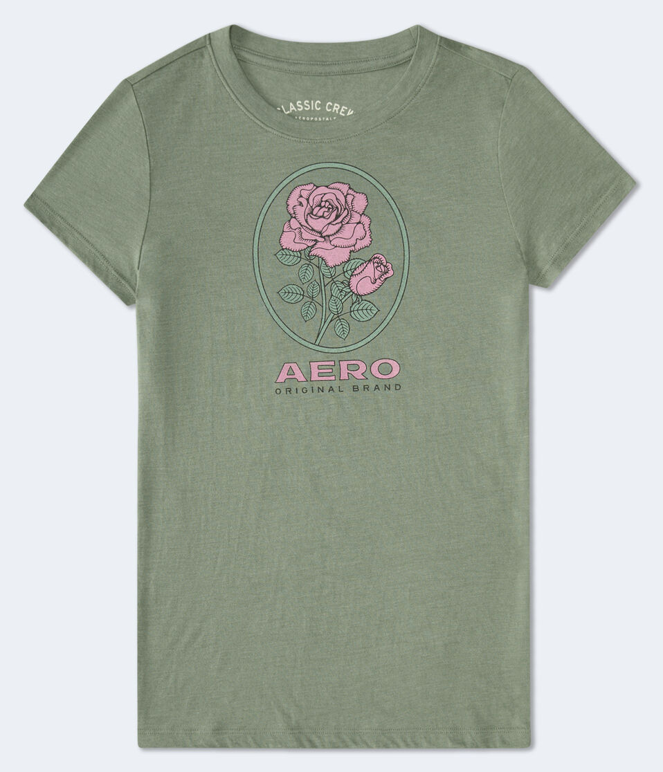 Aero Circle Floral Graphic Tee