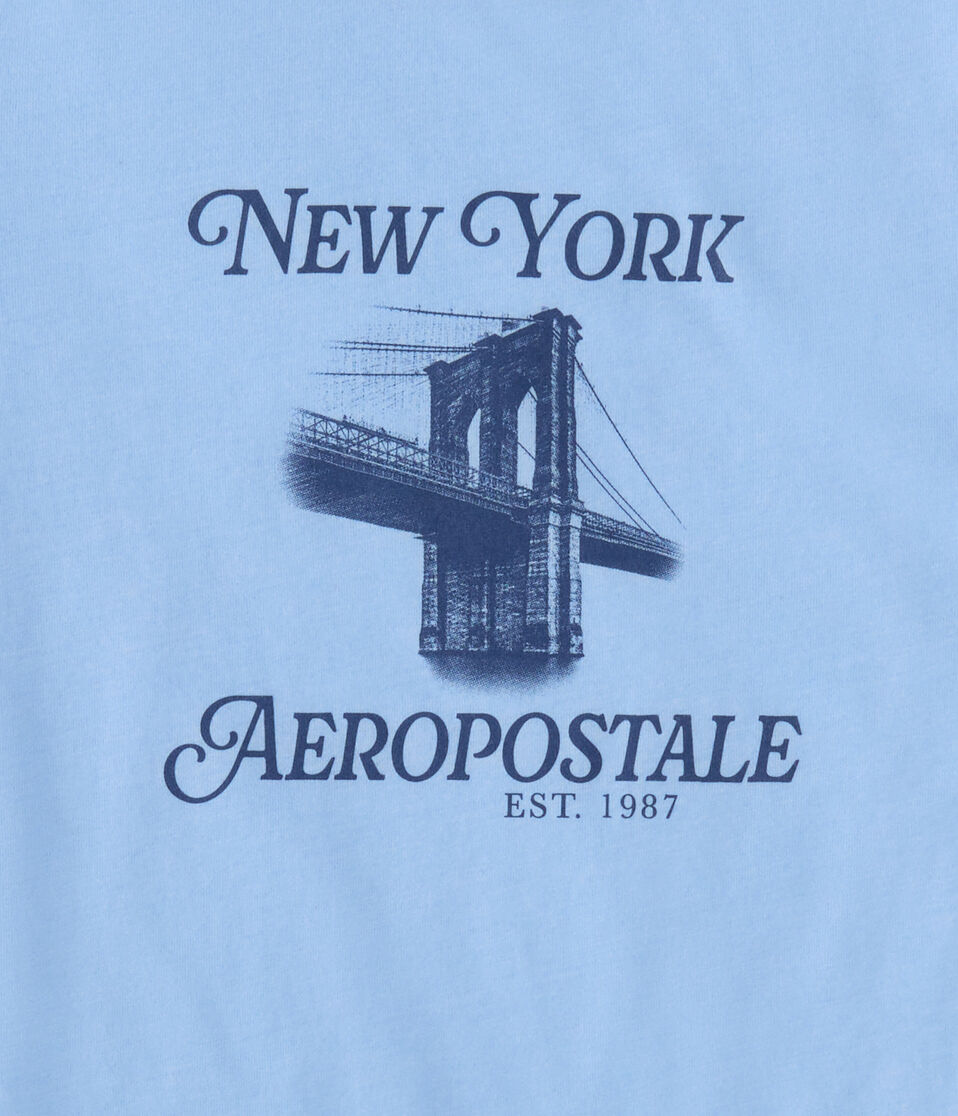 Aeropostale Brooklyn Bridge Graphic Tee 2 Aeropostale Brooklyn Bridge Graphic Tee