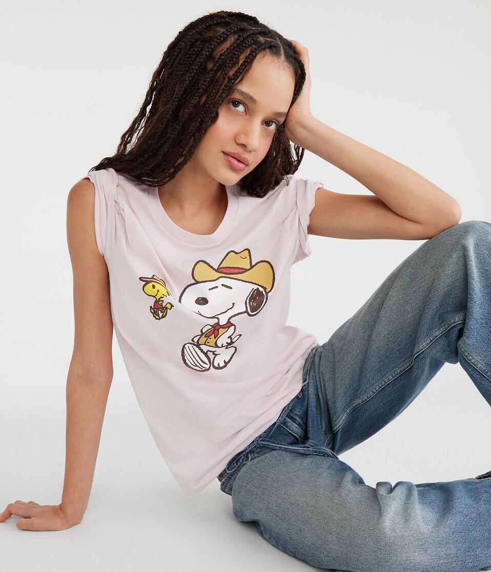 Peanuts® | Aéropostale Western Snoopy Boyfriend Graphic Tee 4 Peanuts® | Aéropostale Western Snoopy Boyfriend Graphic Tee