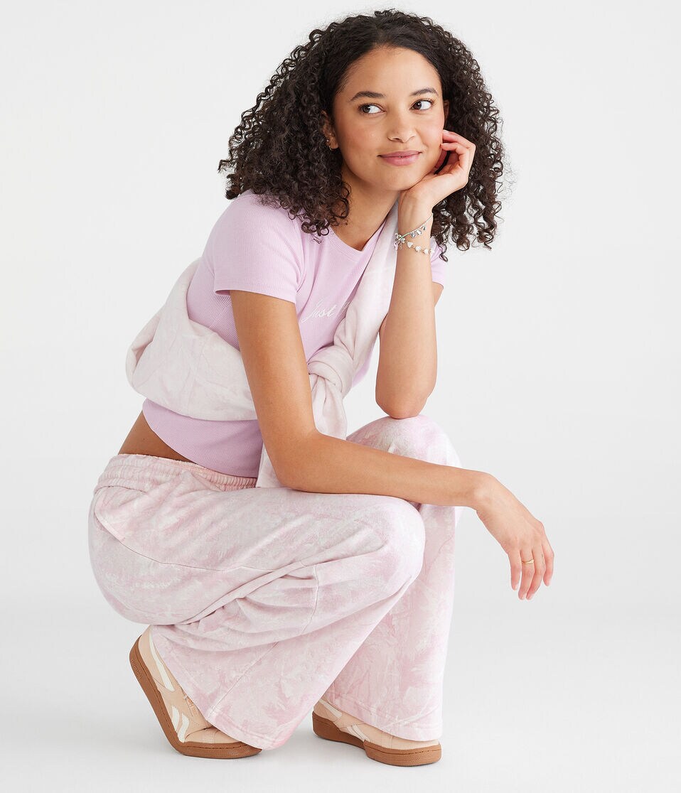 Forest Camo High-Rise Wide Leg Sweatpants 5 Forest Camo High-Rise Wide Leg Sweatpants