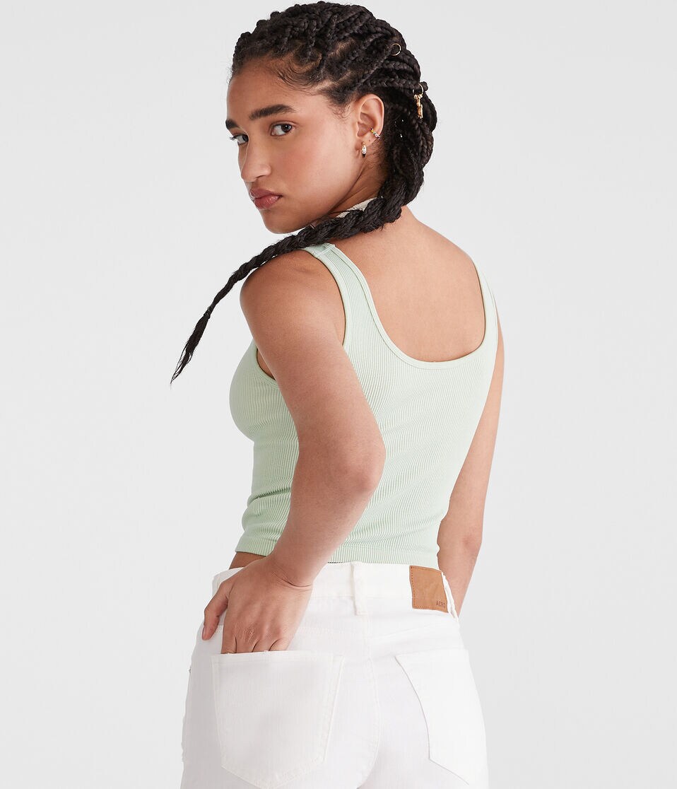 Wear 3 Ways Seamless Cropped Tank 4 Wear 3 Ways Seamless Cropped Tank