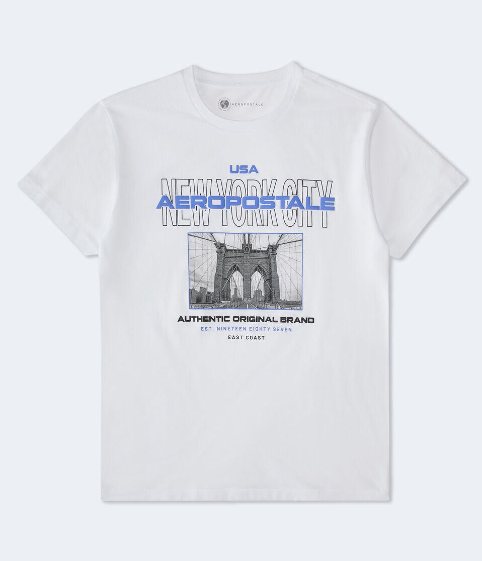Aeropostale Brooklyn Bridge Graphic Tee