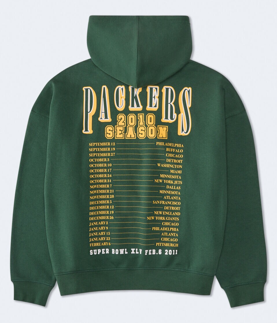 Green Bay Packers 2010 Season Pullover Hoodie 3 Green Bay Packers 2010 Season Pullover Hoodie
