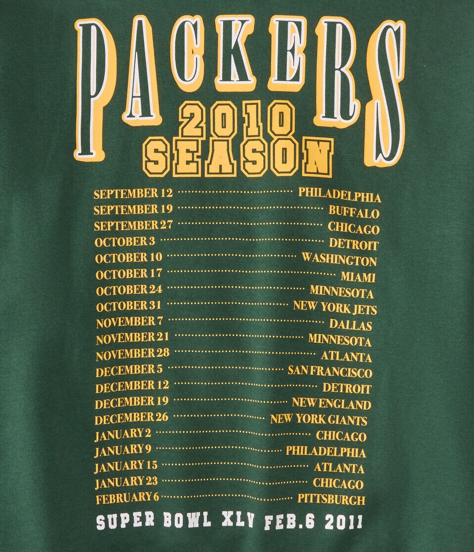 Green Bay Packers 2010 Season Pullover Hoodie 4 Green Bay Packers 2010 Season Pullover Hoodie