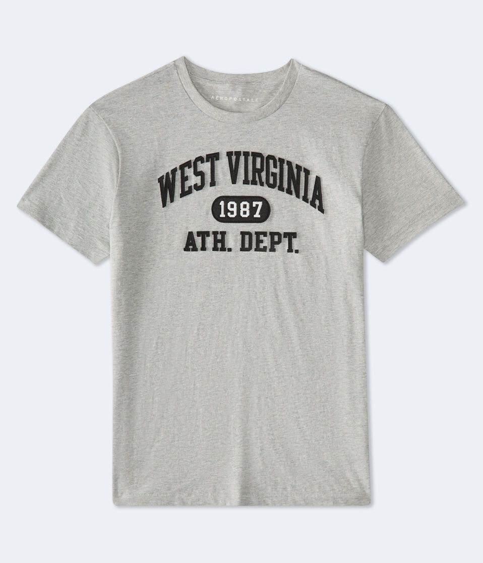 West Virginia 1987 AppliquÃ© Graphic Tee