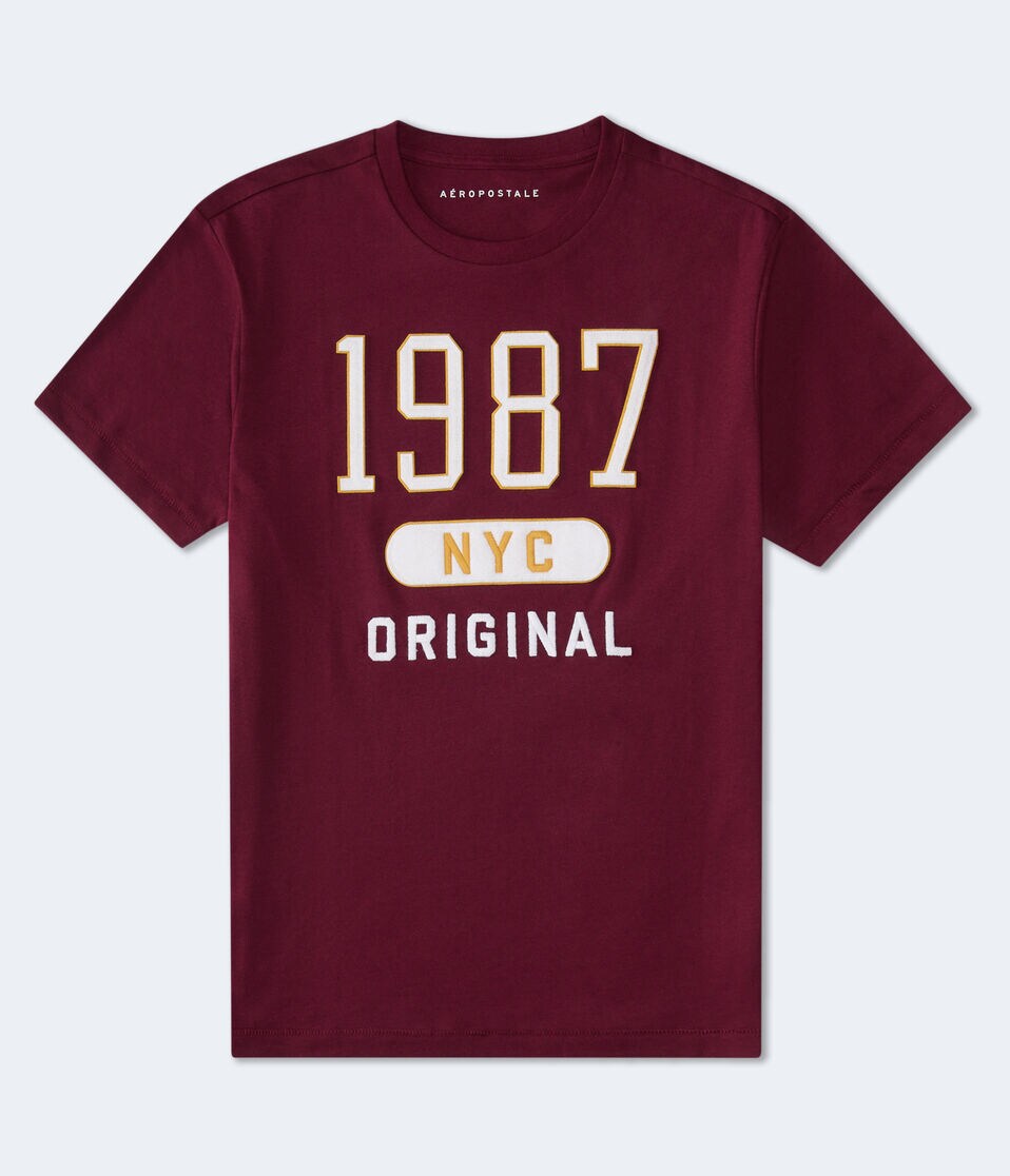 Original NYC 1987 AppliquÃ© Graphic Tee