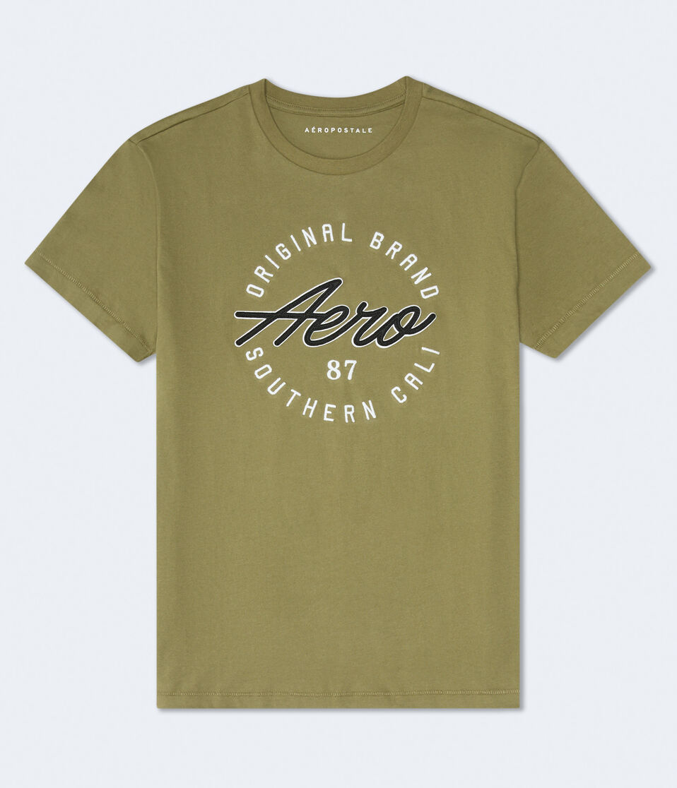 Aero Script Circle Graphic Tee