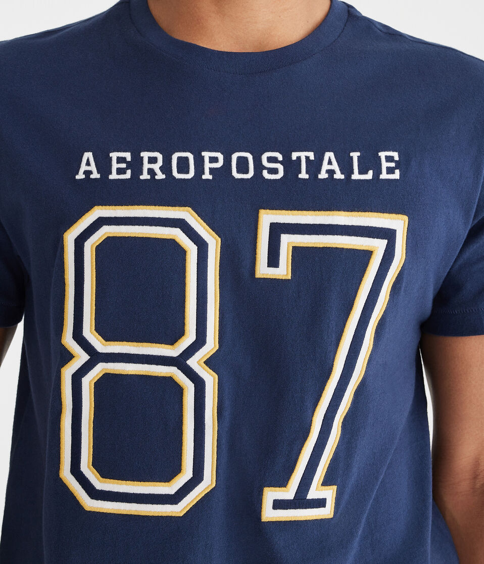 Aeropostale 87 Appliqué Graphic Tee 3 Aeropostale 87 Appliqué Graphic Tee