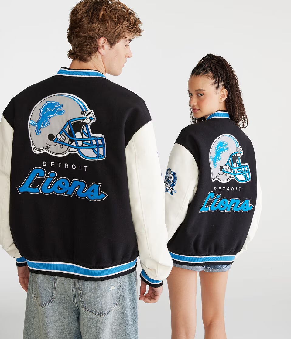 Detroit Lions Bomber Jacket 1 Detroit Lions Bomber Jacket