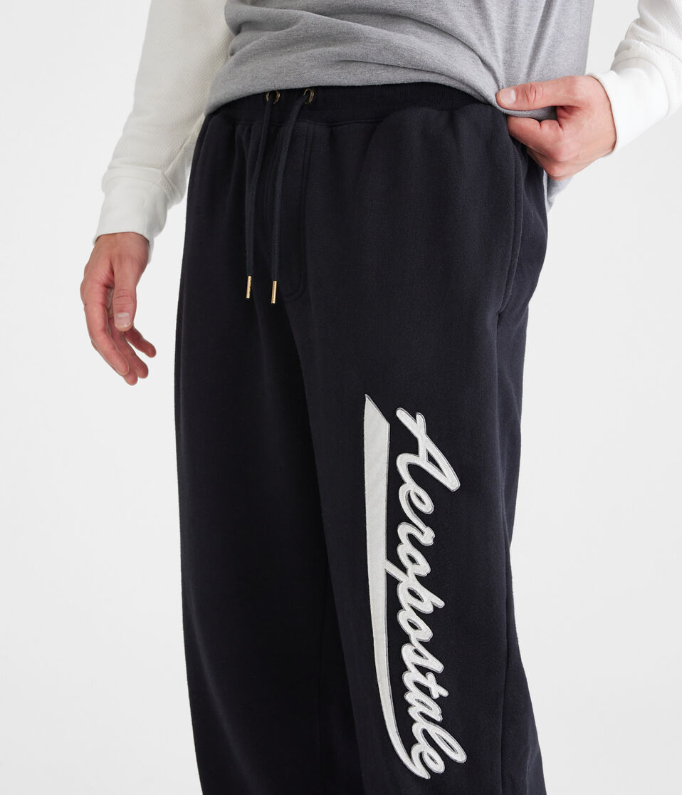 Aeropostale Script Logo Jogger Sweatpants 3 Aeropostale Script Logo Jogger Sweatpants