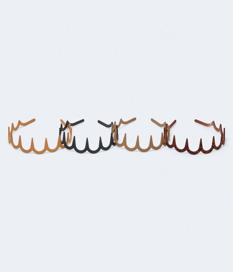 Scallop Comb Headband 4-Pack